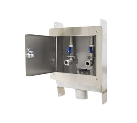 stainless steel dialysis box|recessed dialysis supply box.